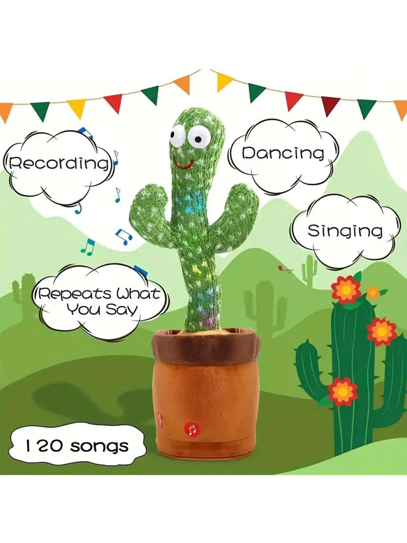 Cactus Brinquedos para Bebés Meninos e Meninas, Cantando Imitando Gravação.